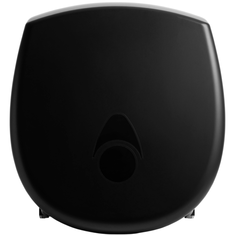Myriad Recycled Matt Black Small Jumbo Toilet Dispenser 6TJ-MBK