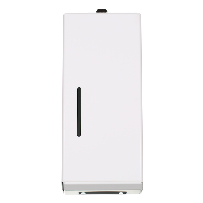 Multiflat Toilet Roll Dispenser White Steel Front - 776150
