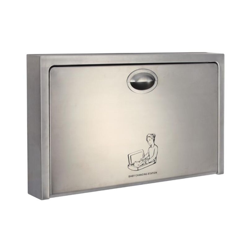 Prestige Full Clad Stainless Baby Changing Table Child Safety