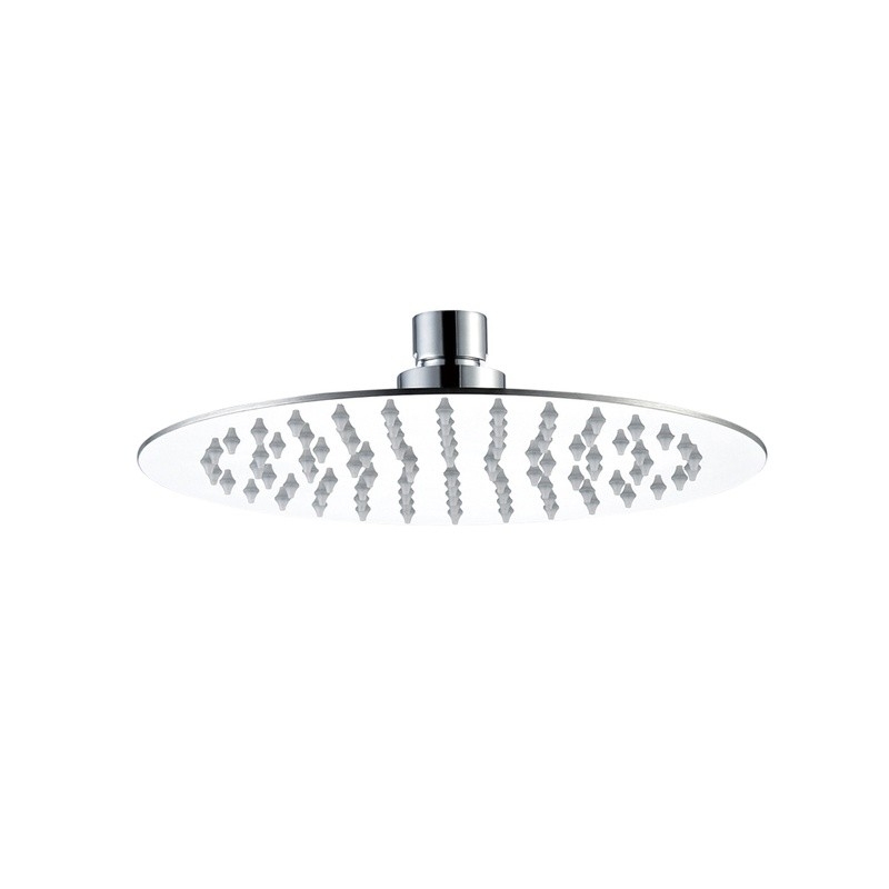 JTP Glide Polished Chrome Round Ultra-Thin 400mm Overhead Shower image - GLR400