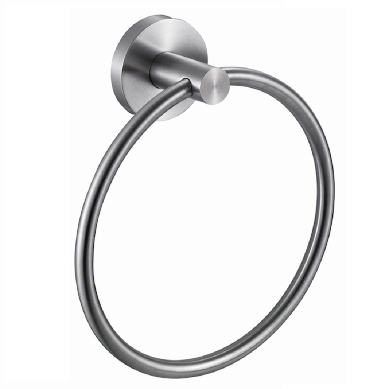 Brushed Stainless Steel Towel Ring 175mm