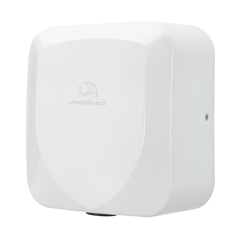 Armadillo White Stainless Steel 1250W ECO Hand Dryer  front view image - 1251