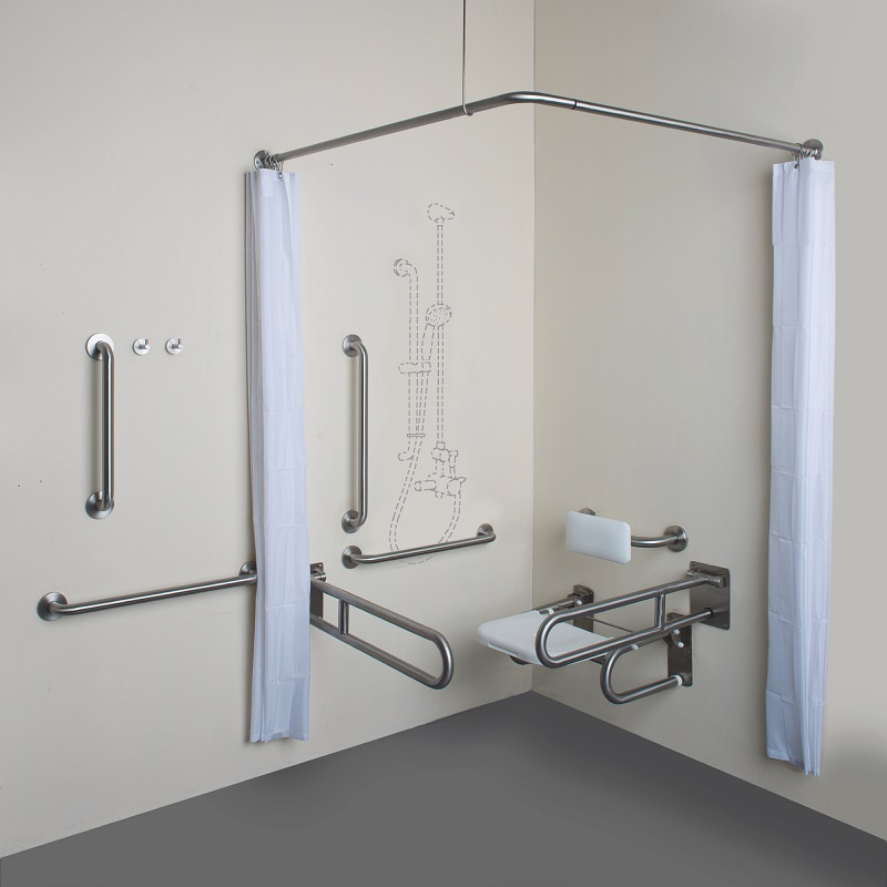 Dolphin Stainless Steel Doc M Shower Pack Valve-Less