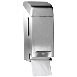 Dolphin Stainless Steel 2-Roll Toilet Roll Holder - BC7072SS