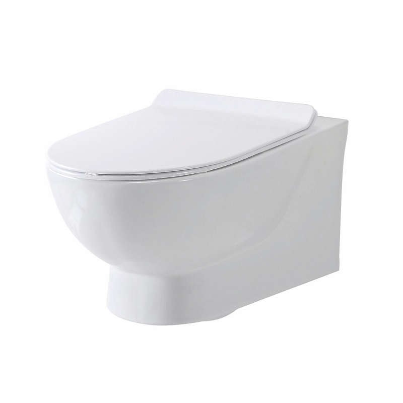 Scudo Belini Rimless Wall Hung Pan and Soft Close Seat Plain Image