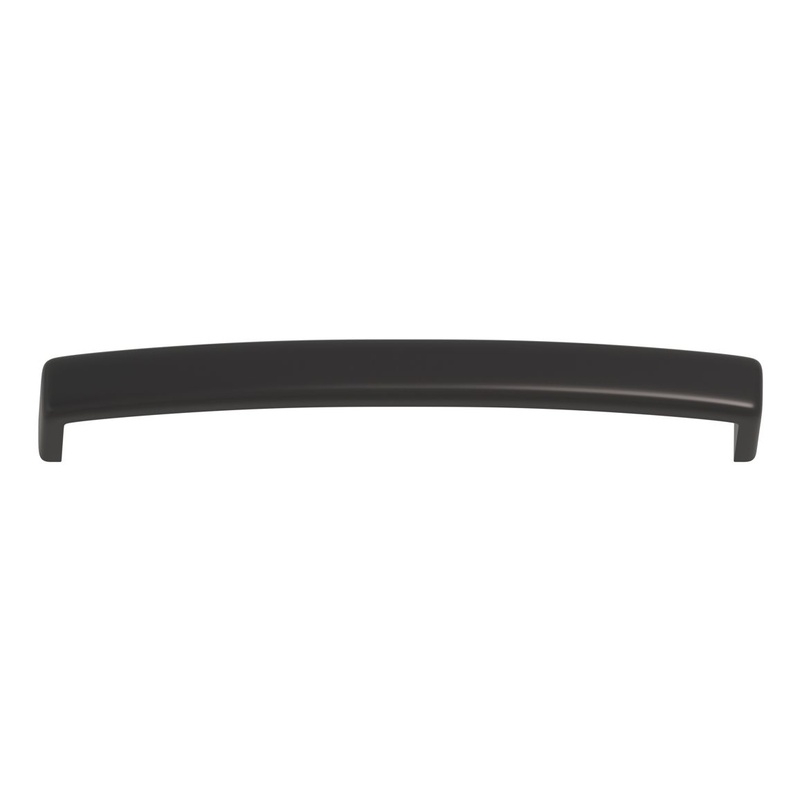 Prestige 170mm Matt Black Chunky D-Shape Handle front image - CNPW106214