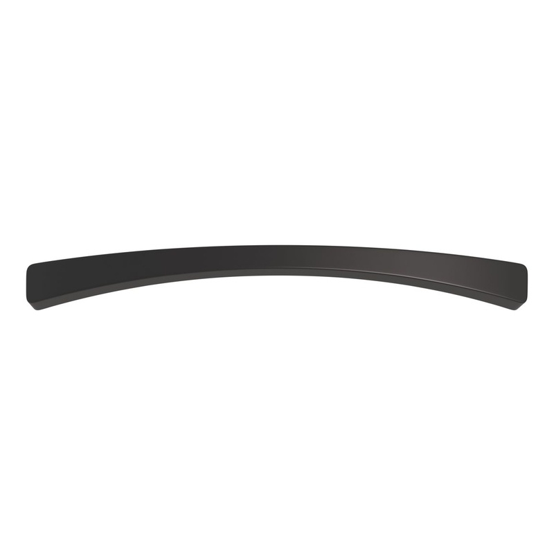 Prestige Matt Black 170mm Bow Handle front view - CNPW106218