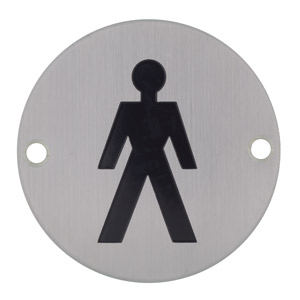 Dolphin Stainless Steel Signage Male