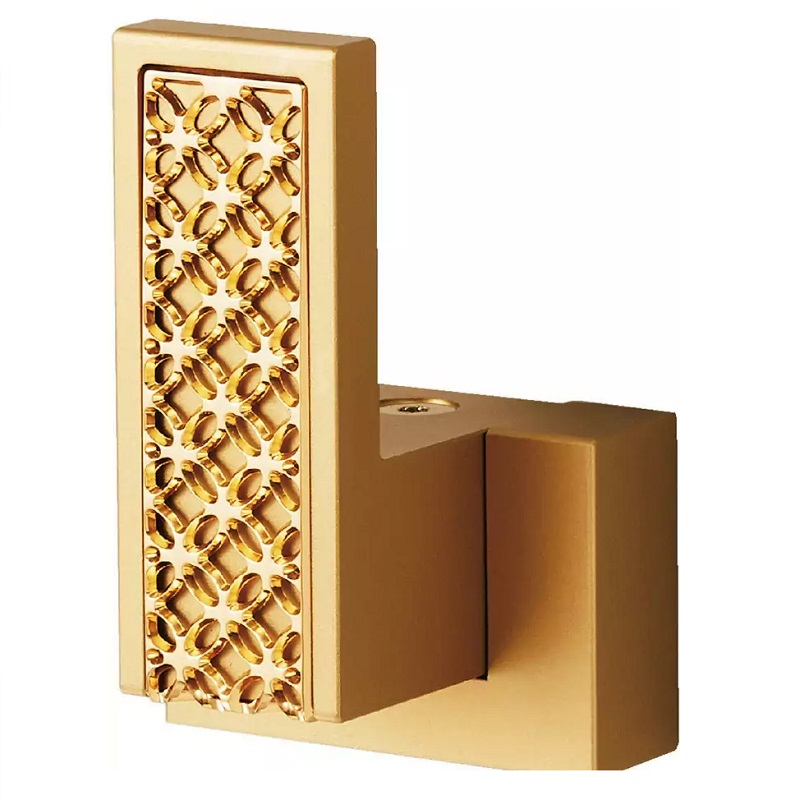 Gold Lattice Coat Hook
