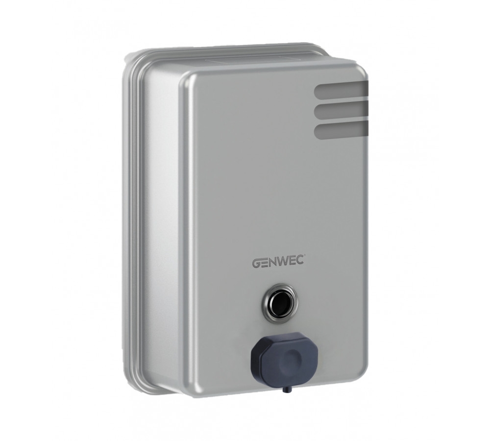 Genwec Vertical Soap Dispenser 1100ml Stainless Steel - Polished