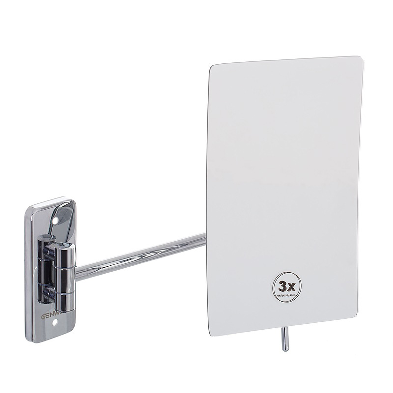 Square magnifying best sale mirror