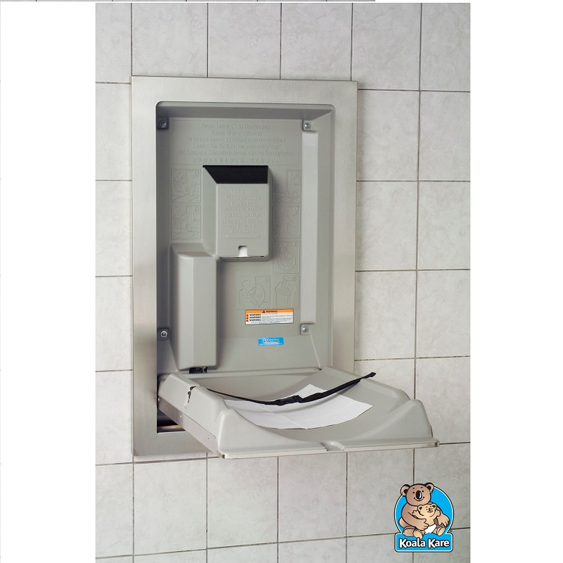 Koala recessed baby changing station outlet