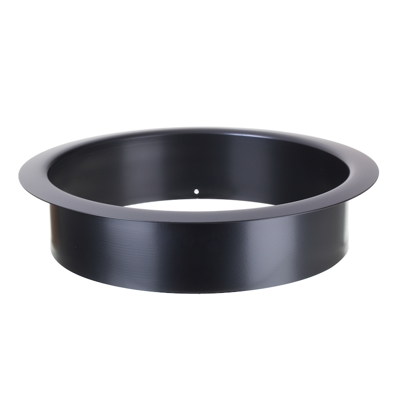 Matt Black Counter Mounted Circular Waste Chute 260mm