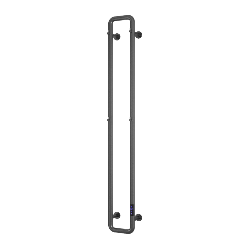 Prestige Pelmo Brushed Gun Metal Towel Rail 1500mm x 200mm - EPLOG