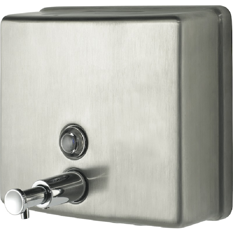 NOFER BRUSHED STAINLESS STEEL SOAP DISPENSER 1200ML