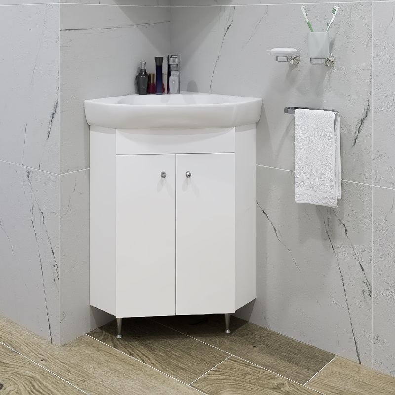 Large corner bathroom shop vanity