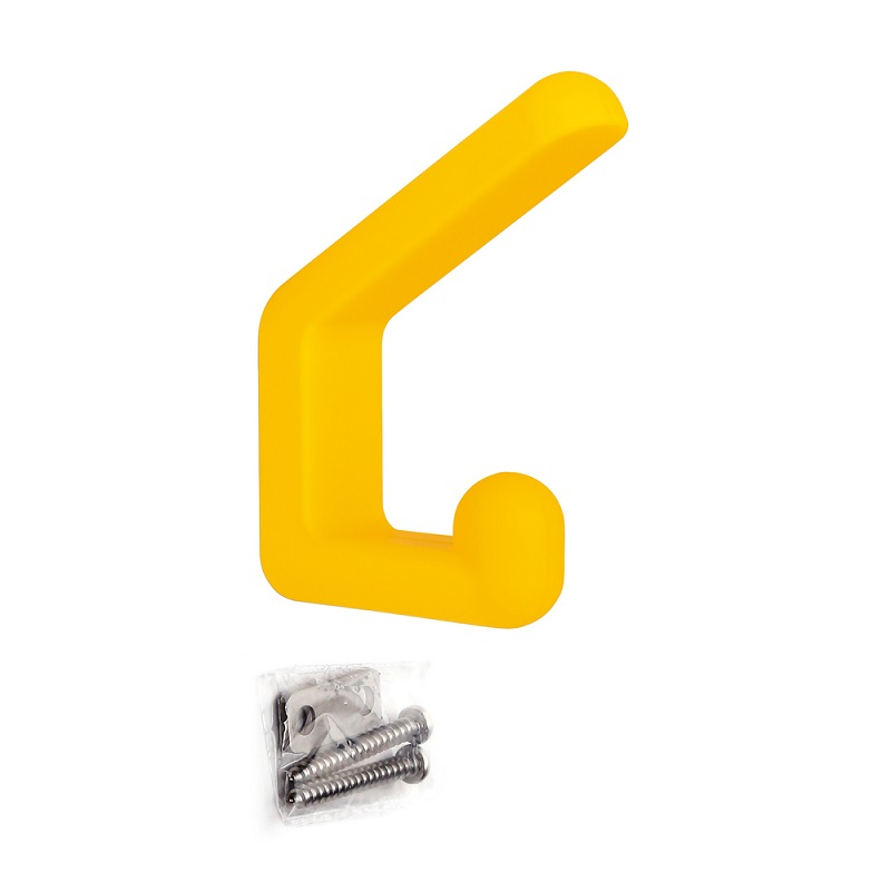 Yellow Double Silicone Hook