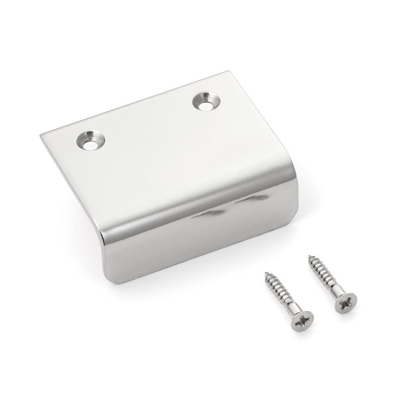Sugatsune Cabinet and Drawer Mirror Polished Stainless Steel Finger Pull - 50mm