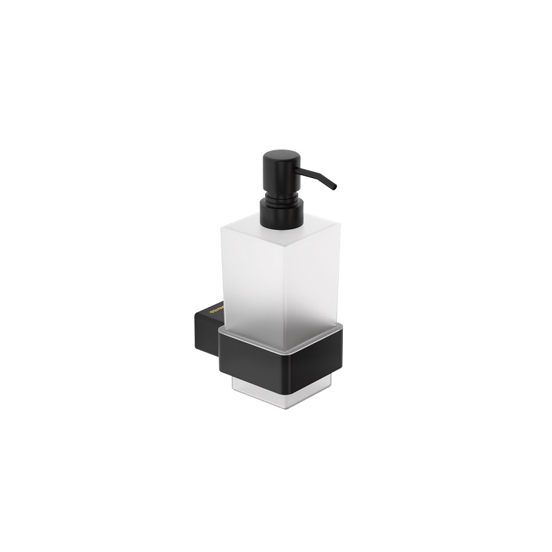 Matt Black Wall Mounted Soap Dispenser