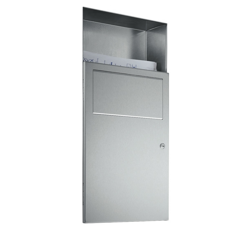 Prestige Recessed sanitary Bin