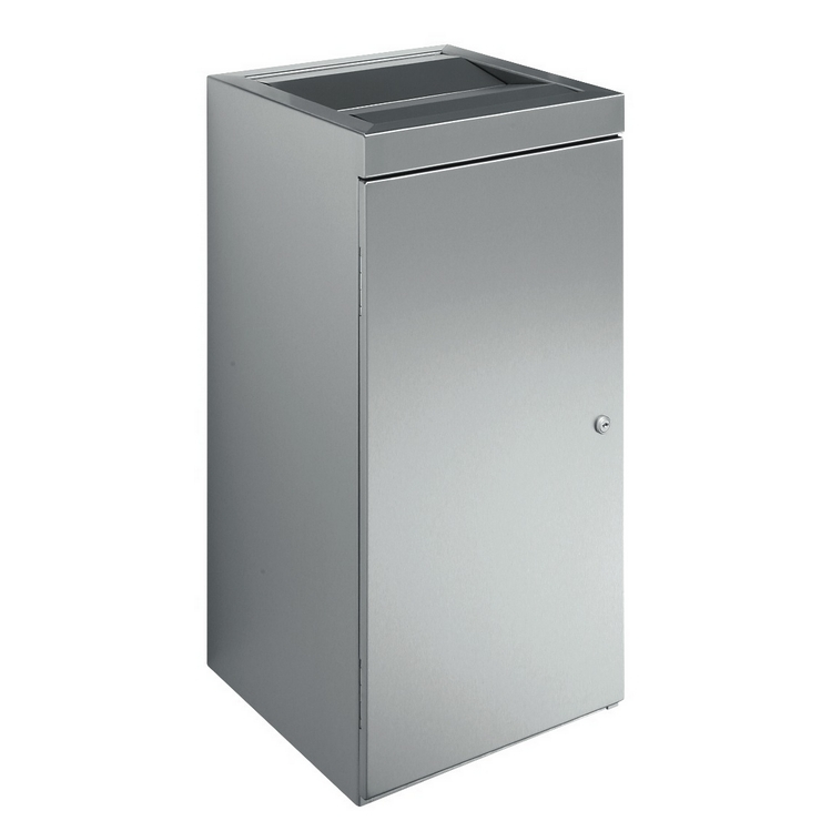 Chrome Plated Waste Bin Free Standing