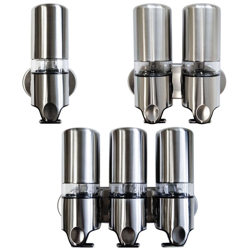Prestige Stainless Steel Lockable Shower Soap Dispensers