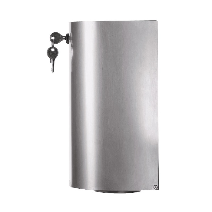 Prestige Mini Centre Feed Paper Towel Dispenser - Side with key