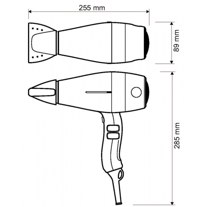 Swiss Silent Jet Lightweight Ionic Hair Dryer EPAVJB