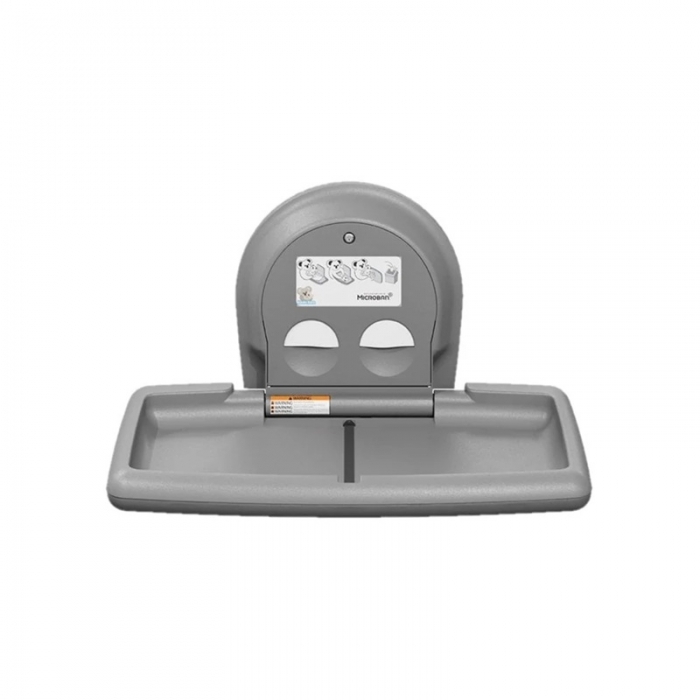 Koala Kare Horizontal Baby Changer Front Open View - KB300-01-EN