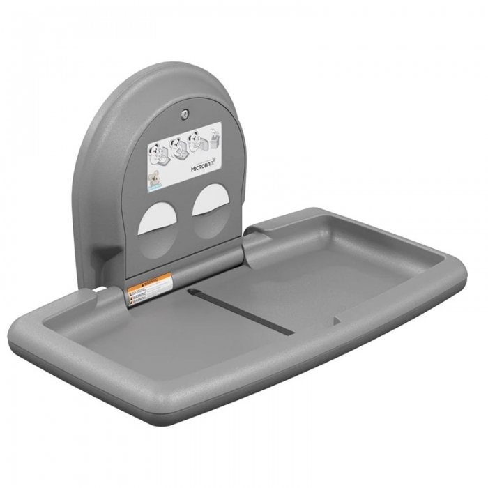 Koala Kare Horizontal Baby Changer Open Side View - KB300-01-EN
