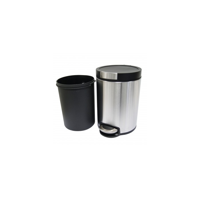 Pedal Bin Soft Close Stainless Steel 5ltr - 5060392672204