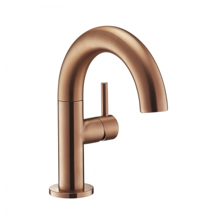 JTP Vos Side Lever Basin Mixer Tap - Brushed Bronze image on a plain white background - 21179BRZ