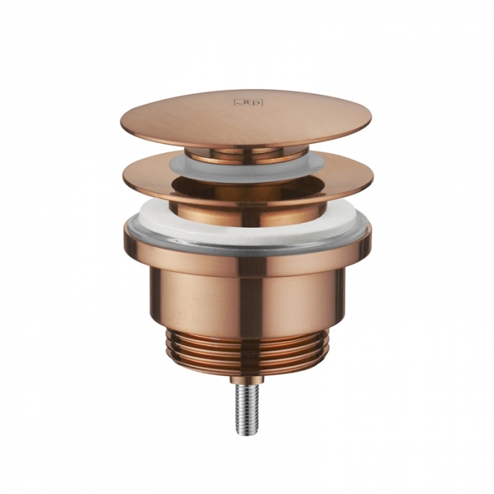 JTP Vos Universal Basin Waste - Brushed Bronze close up image - 21709SUNBRZ
