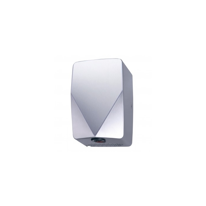 V-Dry Compact Hand Dryer Brushed Stainless Steel 1350W