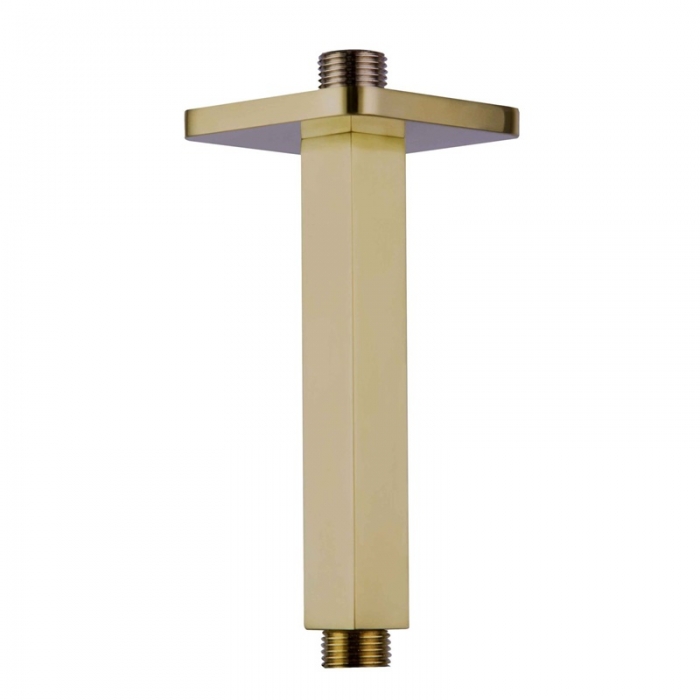 JTP Brushed Brass 150mm HIX Ceiling Shower Arm image - 33218BBR