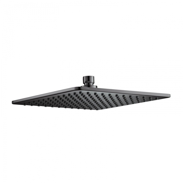 JTP Hix 250mm Brushed Black Ceiling Mounted Shower Head image - 37250BBL
