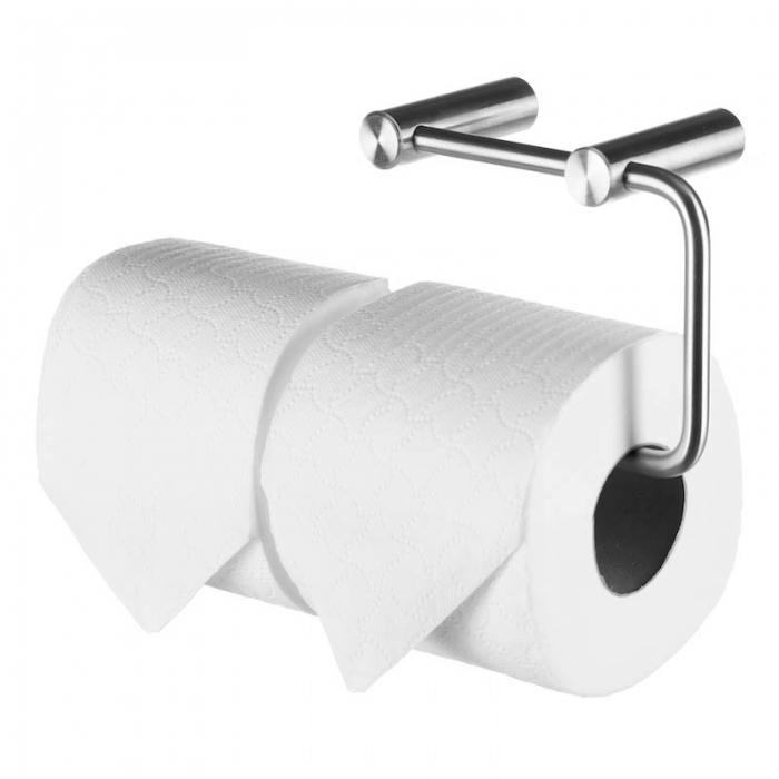 Toilet Roll Holder Double Stainless Steel Prestige