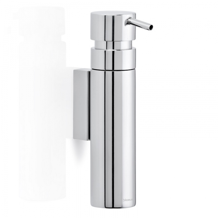Blomus Wall Mounted Soap Dispenser Polished Stainless Steel 100ml
