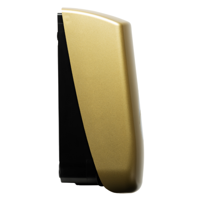 Myriad Matt Brass Recycled Soap Dispenser Wall Mounted 900ml Side 