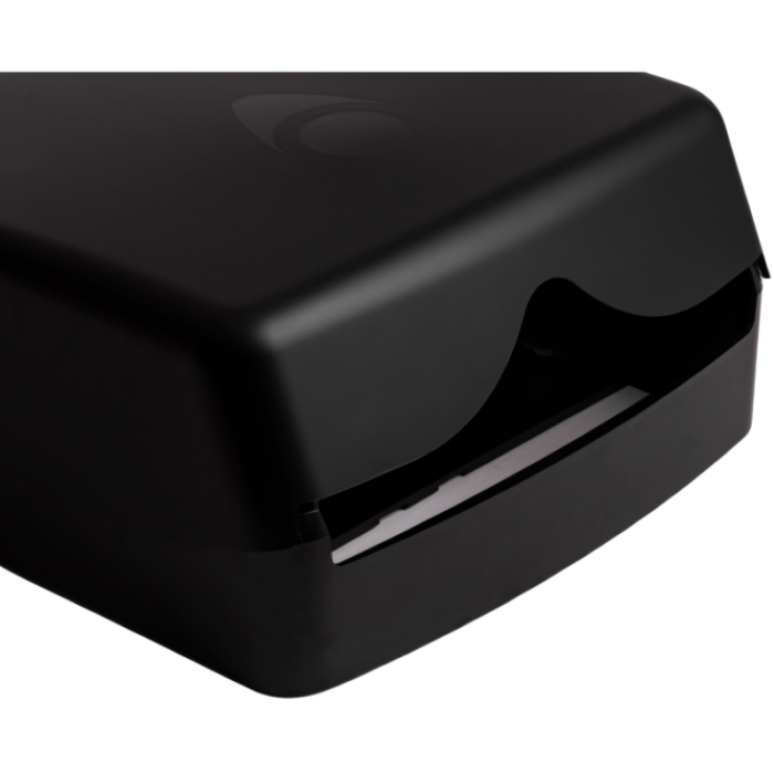 Myriad Matt Black Recycled Hand Towel Dispenser Aperture 6TH-MBK