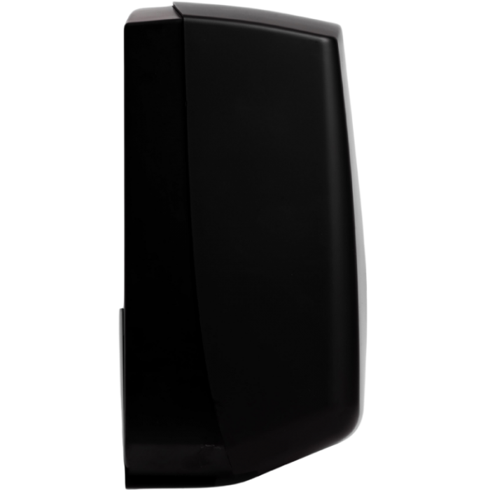 Myriad Matt Black Recycled Hand Towel Dispenser Side 6TH-MBK