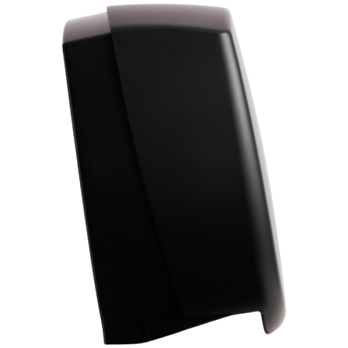 Myriad Recycled Matt Black Small Jumbo Toilet Dispenser Side 6TJ-MBK