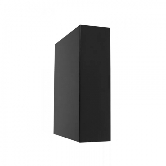 Bobrick Fino Surface Mounted Automatic Hand Dryer - Matt Black left Angle 