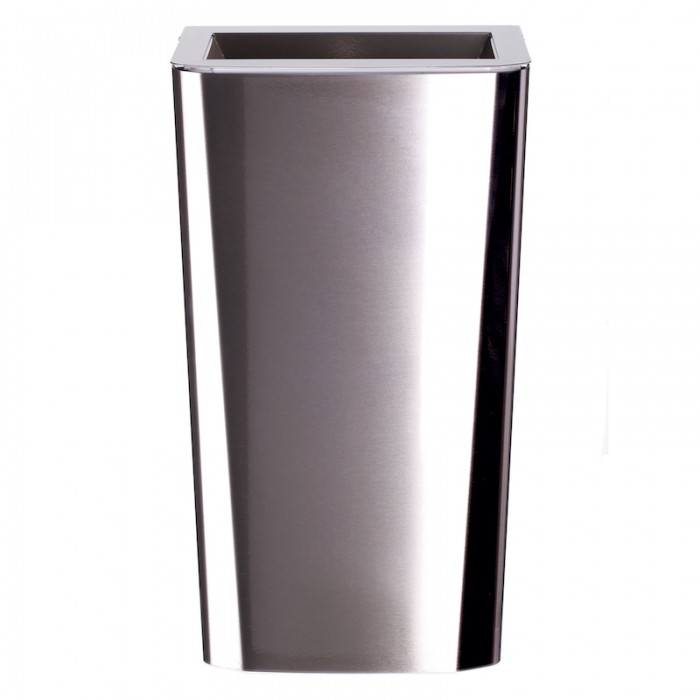 Tower Waste Bin Stainless Steel 30ltr- Front View