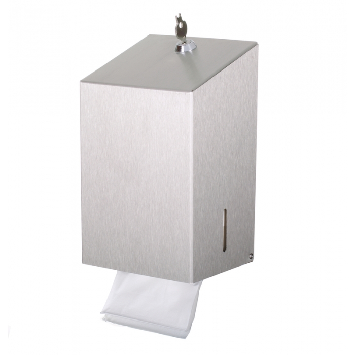 Prestige Multiflat Toilet Tissue Dispenser Satin Stainless Steel