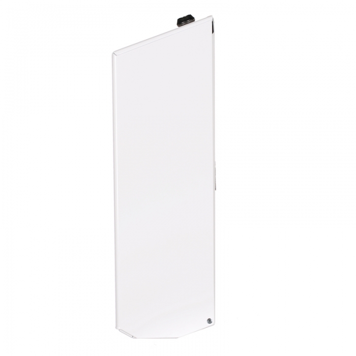 Multiflat Toilet Roll Dispenser White Steel Side - 776150
