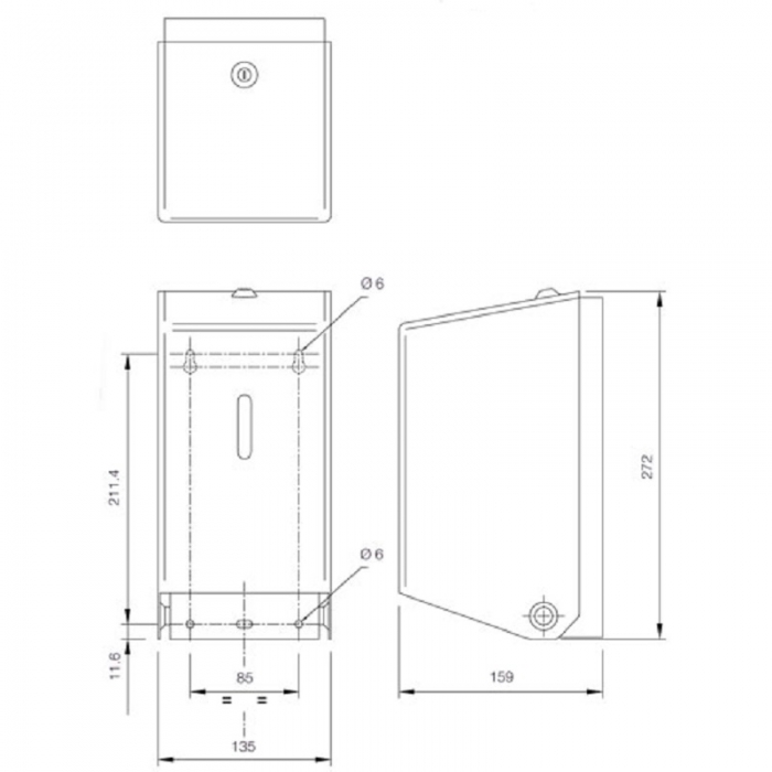 Prestige Brushed Pendimatic Ultimatic Toilet Roll Holder  CAD