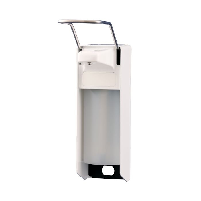 Prestige White Metal Long Lever Soap Dispenser 1000ml - 8055