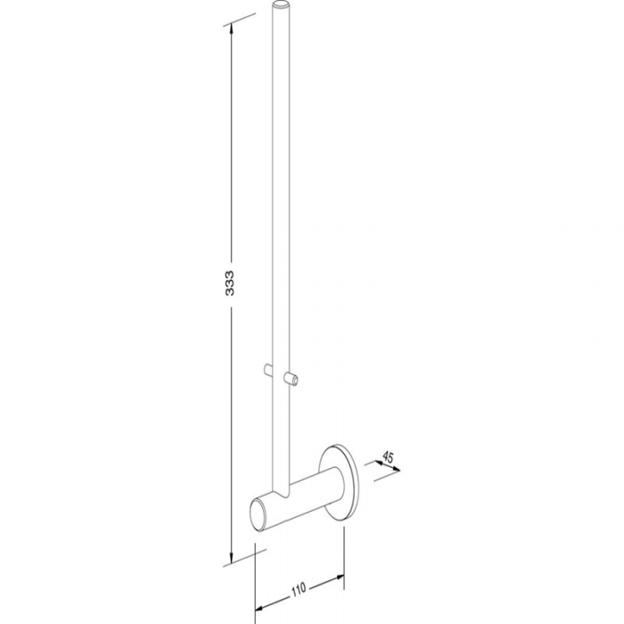 Prestige Triple Toilet Roll Holder Satin Stainless Steel