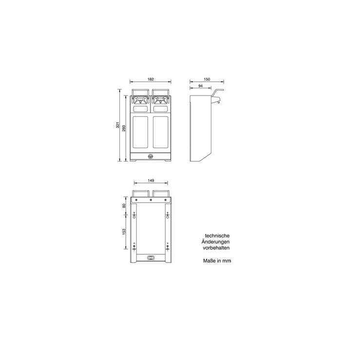 Soap Dispenser 2000ml Duo Prestige